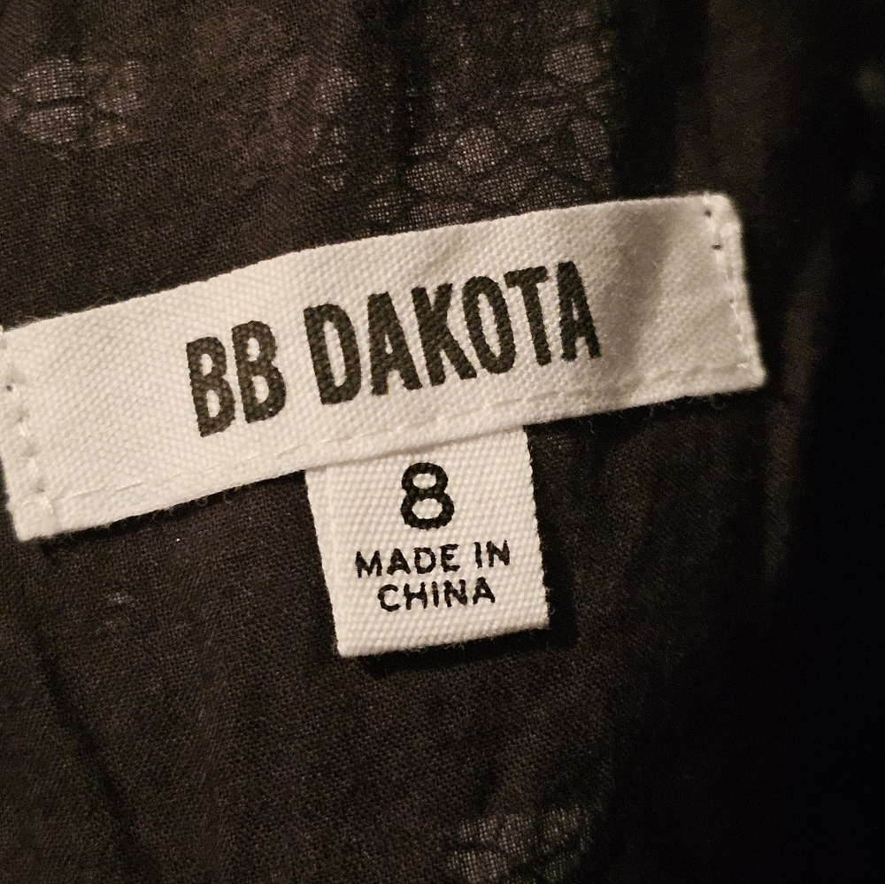 BB Dakota Black Lace Dress Size 8 - Picture 5 of 5